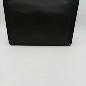 Authentic Valentino Garavani Large Leather Rockstud Clutch.